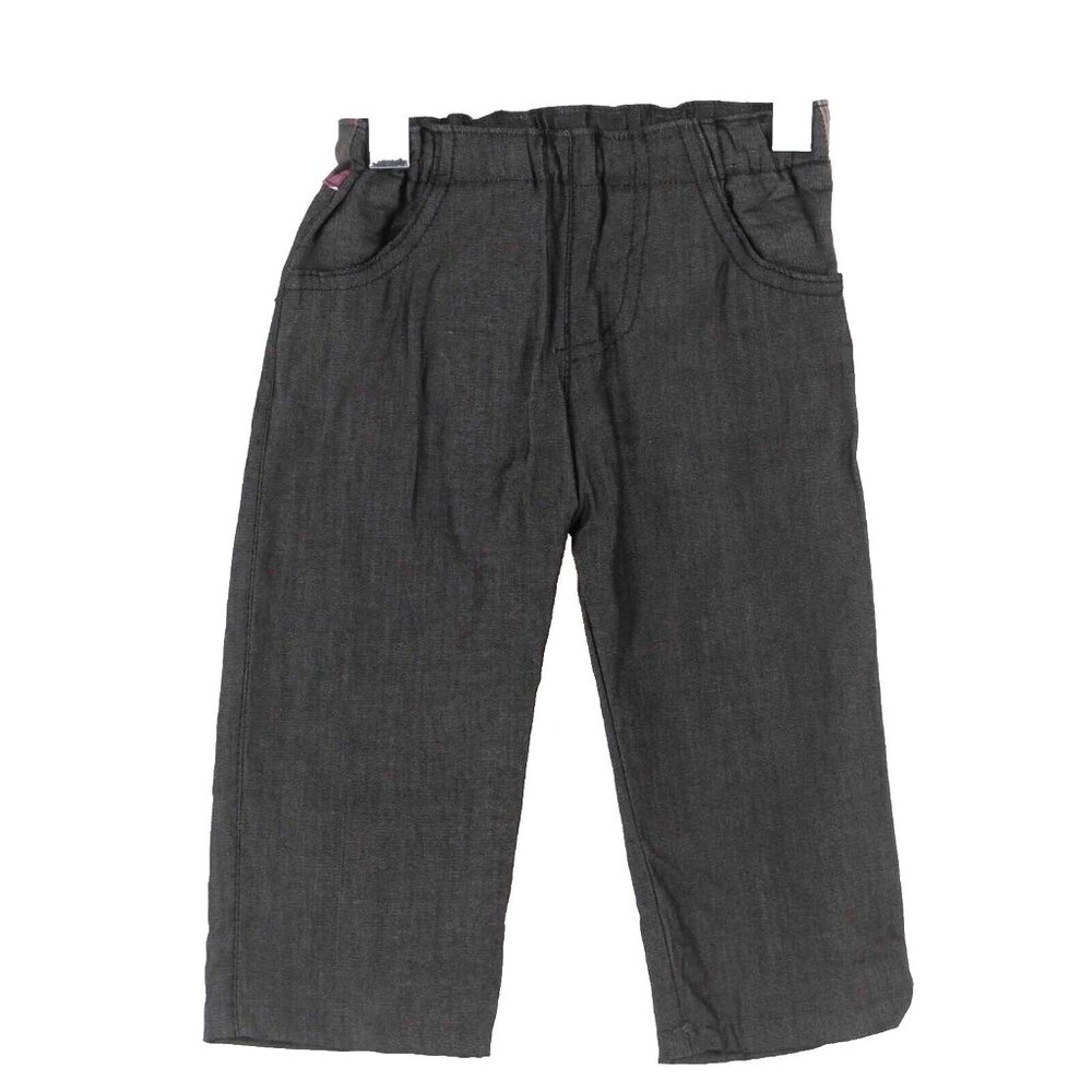 Little Wash Sz 18-24M Baby Black Purple Camo Pull On 100% Cotton Pant